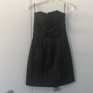 Jessica McClintock Black Strapless Dress
